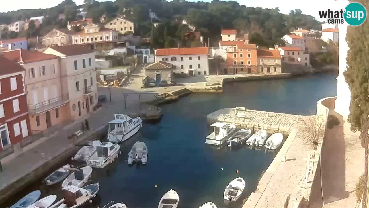 Webcam Live – The harbor and the bay of Veli Lošinj