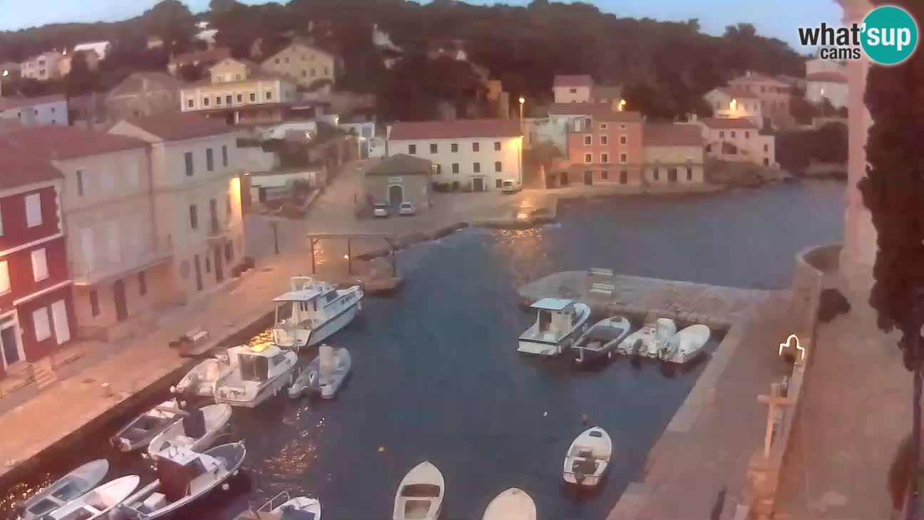 Webcam – Le port et la baie de Veli Lošinj