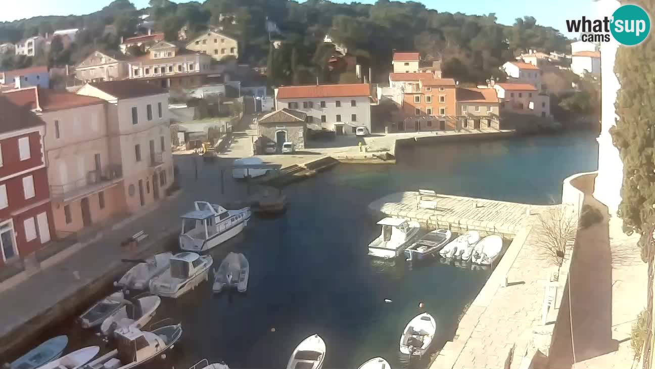 Webcam Live – The harbor and the bay of Veli Lošinj