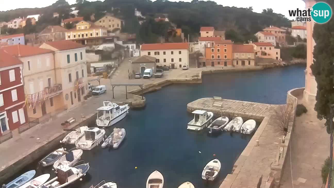 Webcam Live – The harbor and the bay of Veli Lošinj