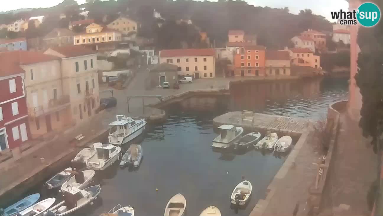 Webcam – Le port et la baie de Veli Lošinj