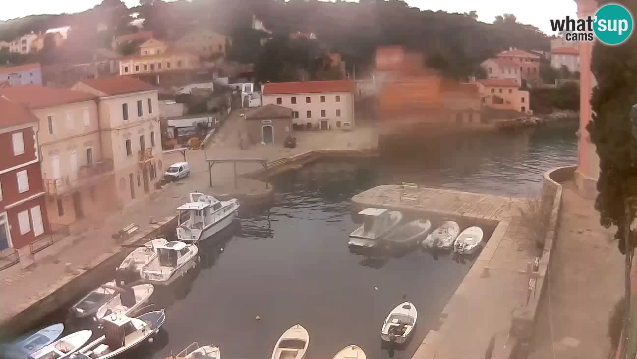 Webcam Live – The harbor and the bay of Veli Lošinj