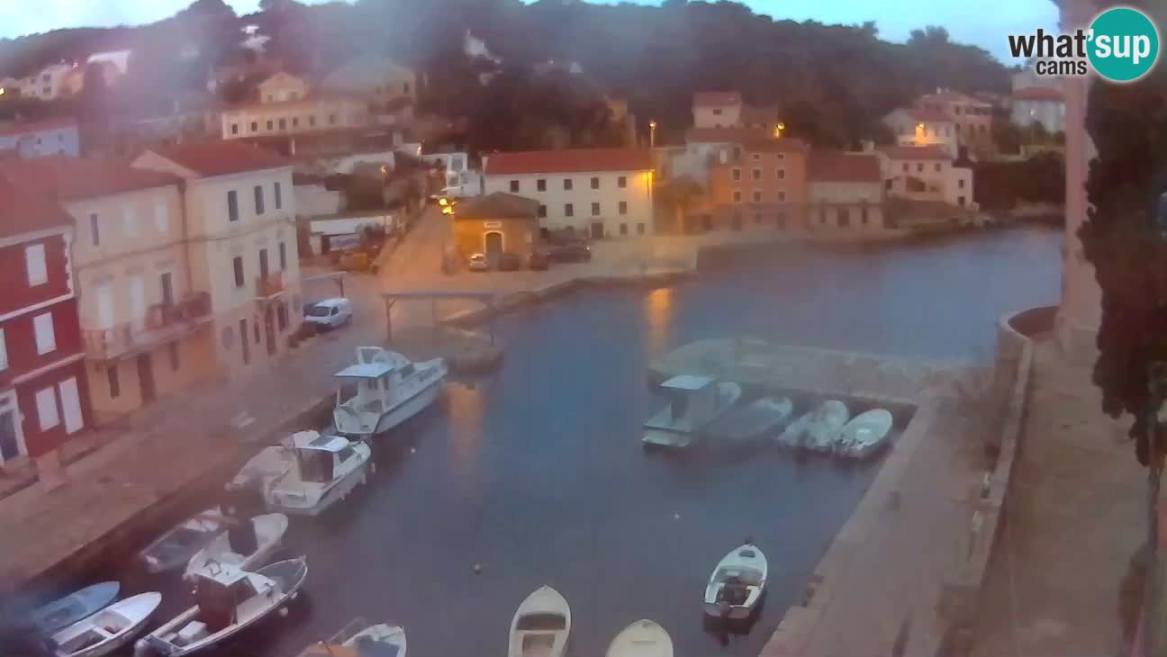 Webcam – Le port et la baie de Veli Lošinj