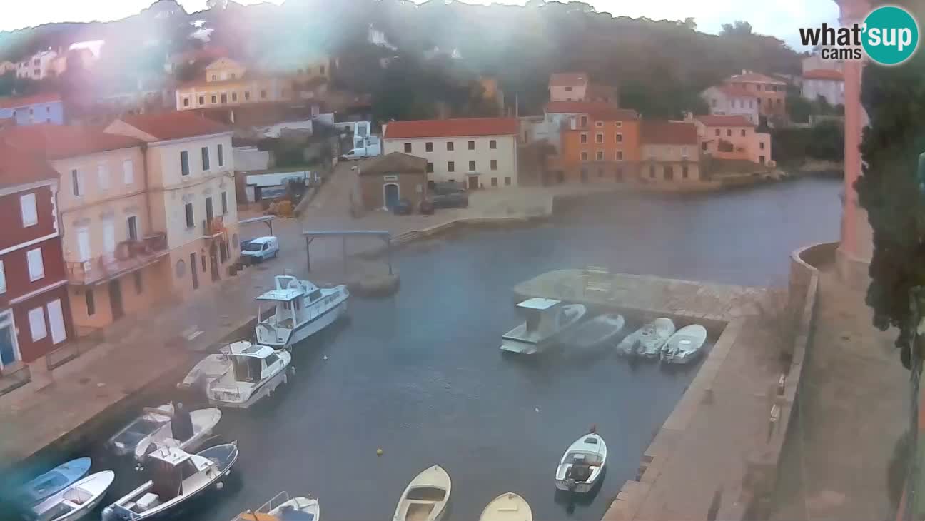 Webcam Live – The harbor and the bay of Veli Lošinj