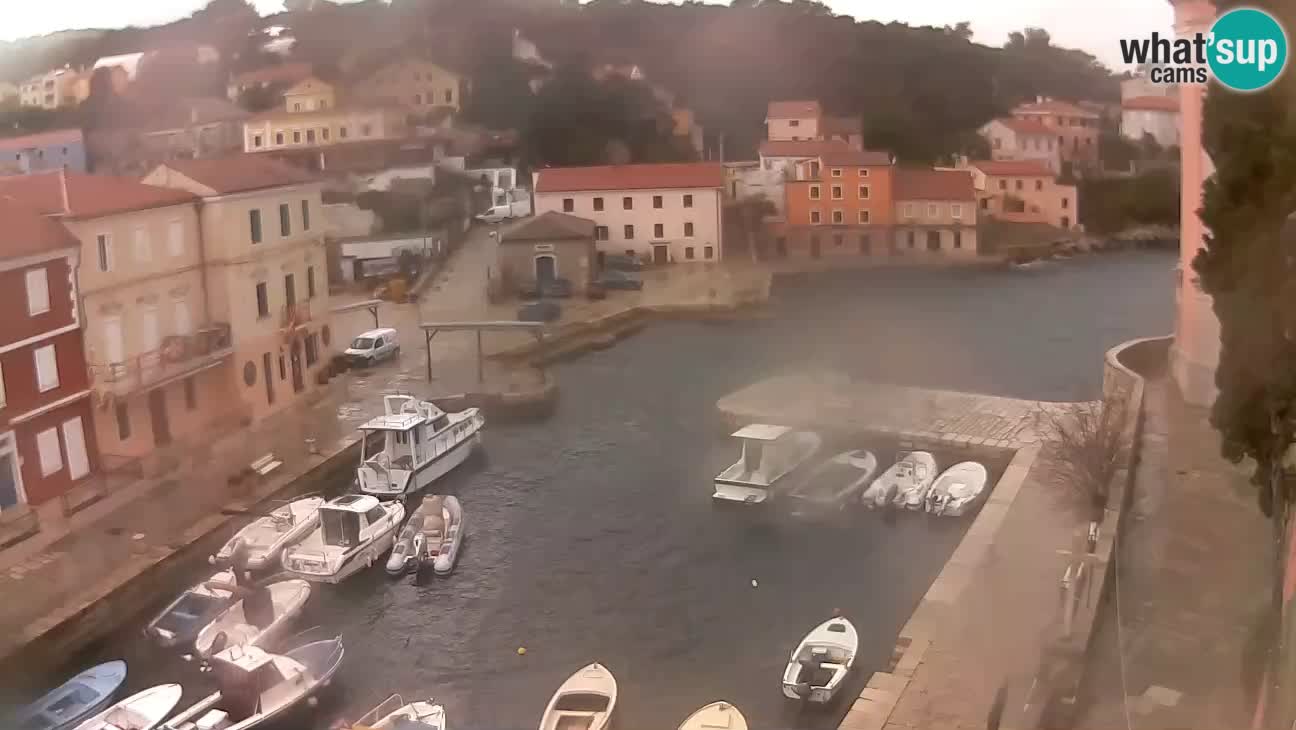 Webcam Live – The harbor and the bay of Veli Lošinj