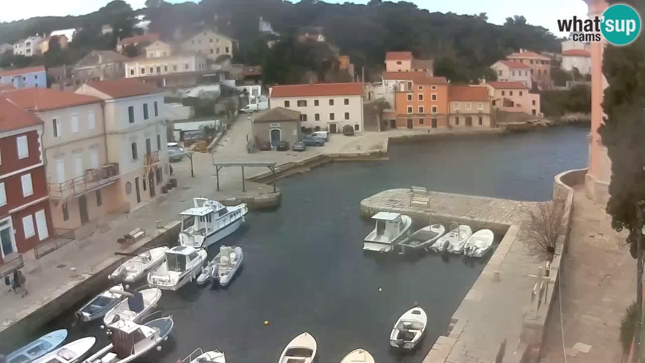 Webcam Live – The harbor and the bay of Veli Lošinj