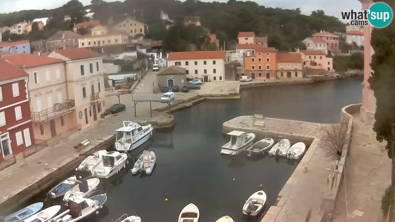 Webcam – Le port et la baie de Veli Lošinj