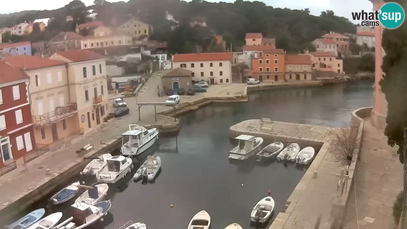 Webcam Live – The harbor and the bay of Veli Lošinj