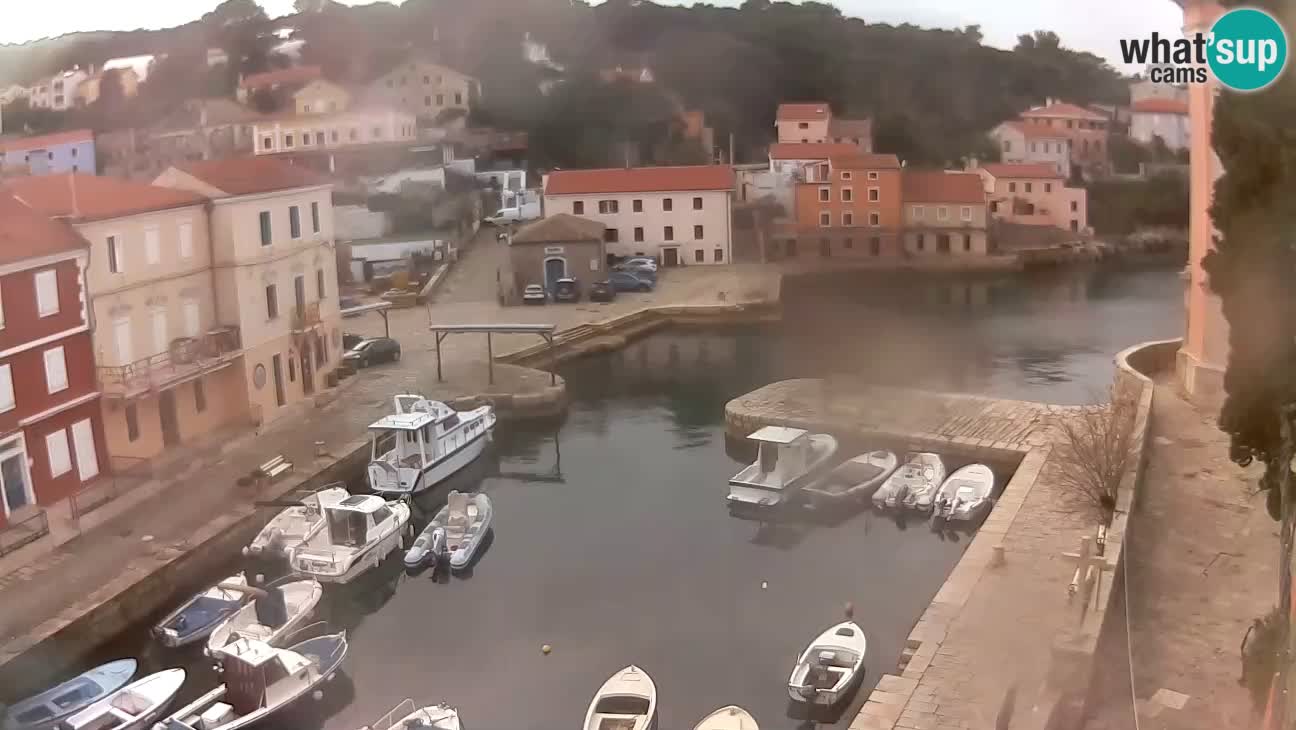 Webcam – Le port et la baie de Veli Lošinj