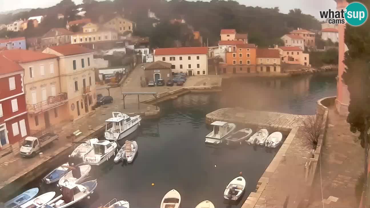 Webcam – Le port et la baie de Veli Lošinj