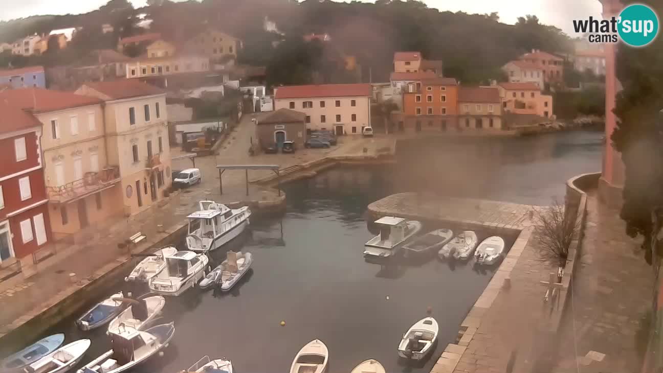 Webcam – Le port et la baie de Veli Lošinj