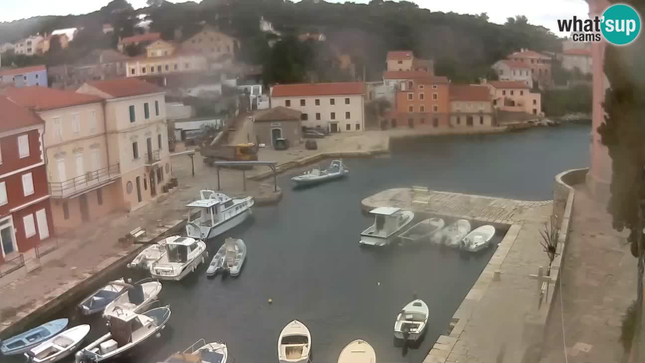 Webcam Live – The harbor and the bay of Veli Lošinj