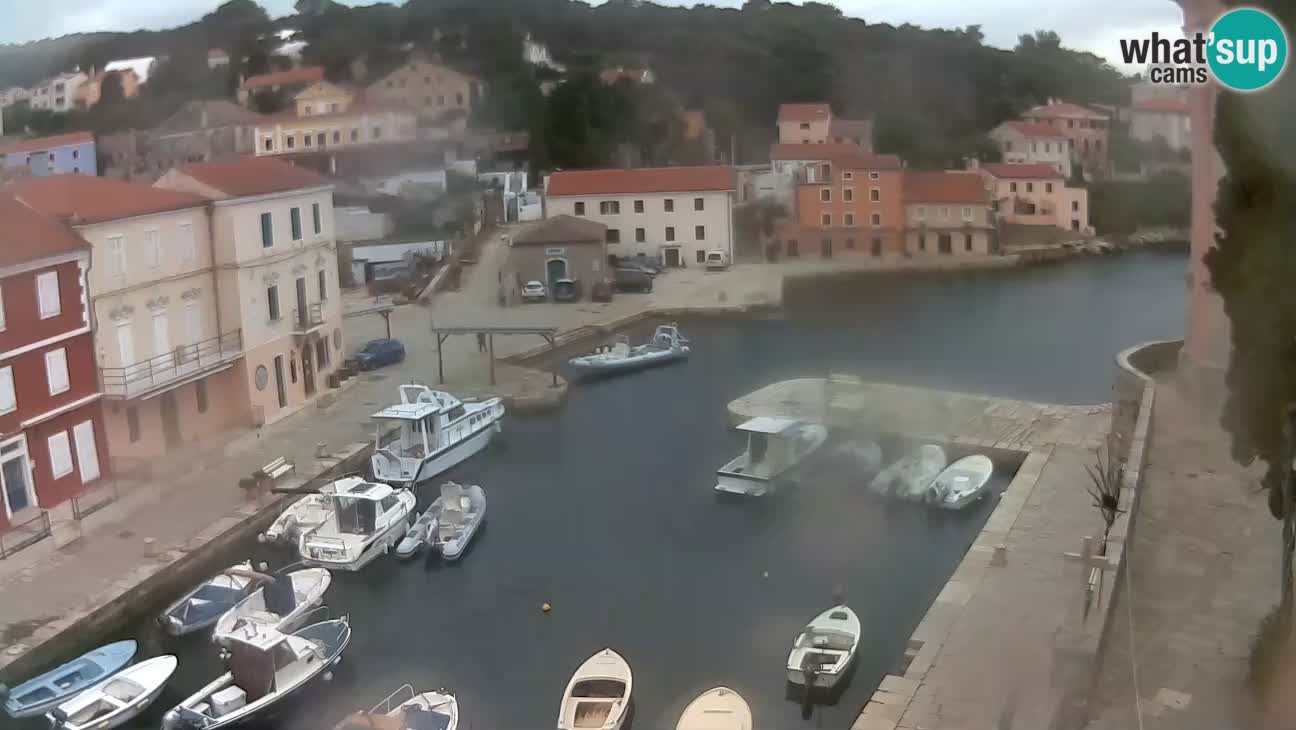 Webcam – Le port et la baie de Veli Lošinj