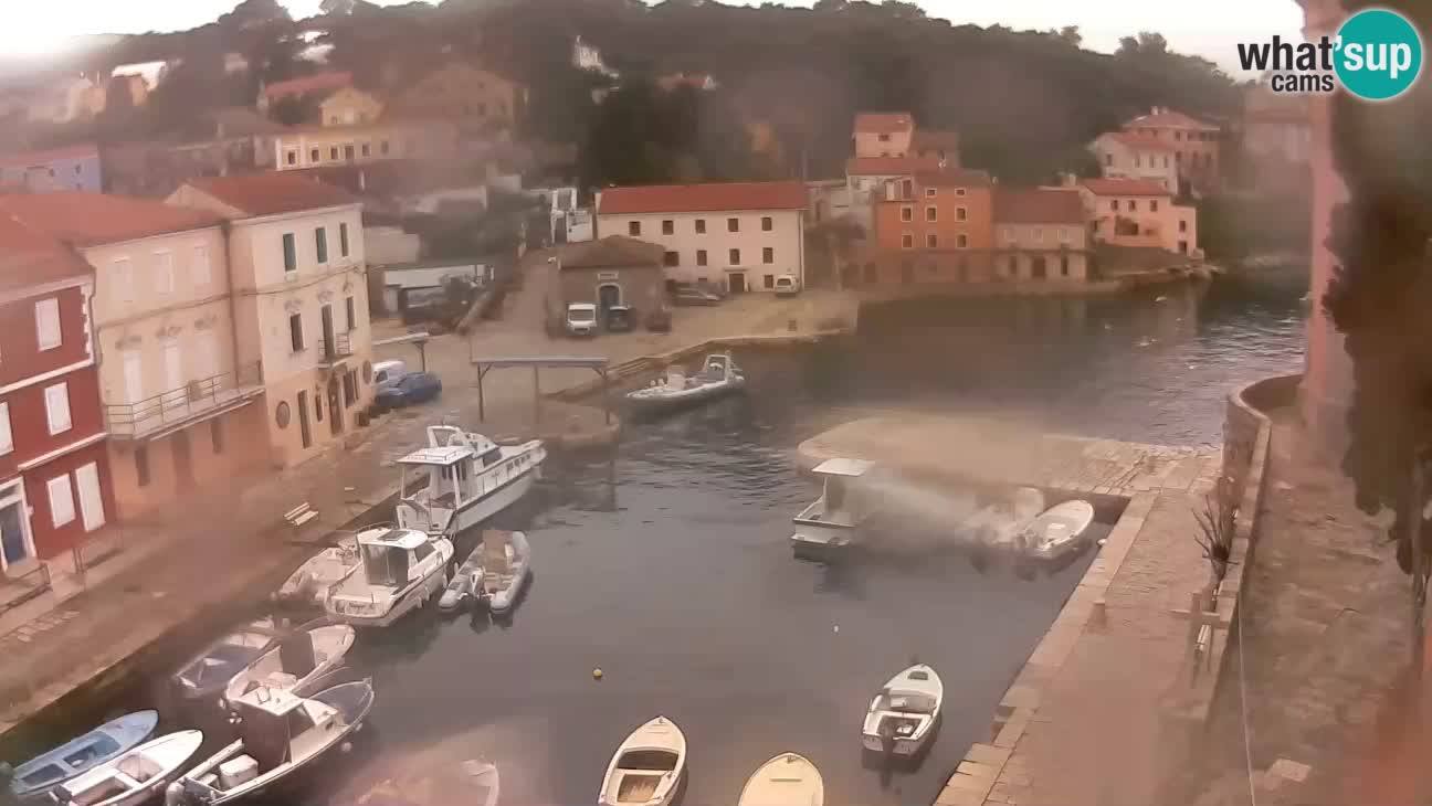 Webcam Live – The harbor and the bay of Veli Lošinj