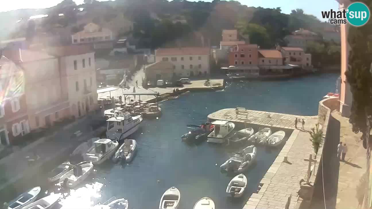 Webcam Live – The harbor and the bay of Veli Lošinj