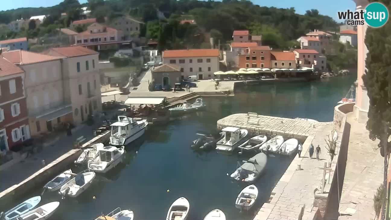 Spletna kamera – Pristanišče in zaliv v Velem Lošinju