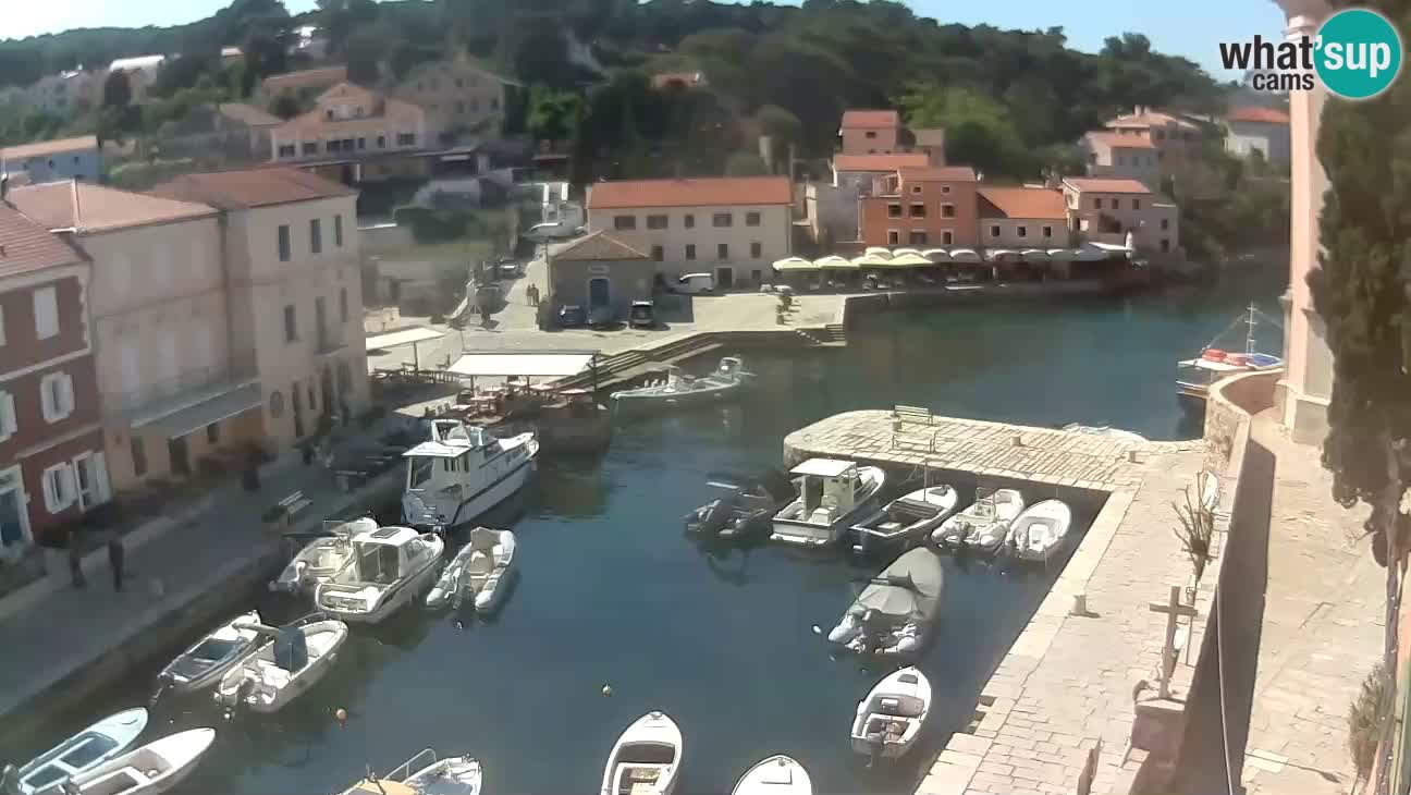 Webcam Live – The harbor and the bay of Veli Lošinj