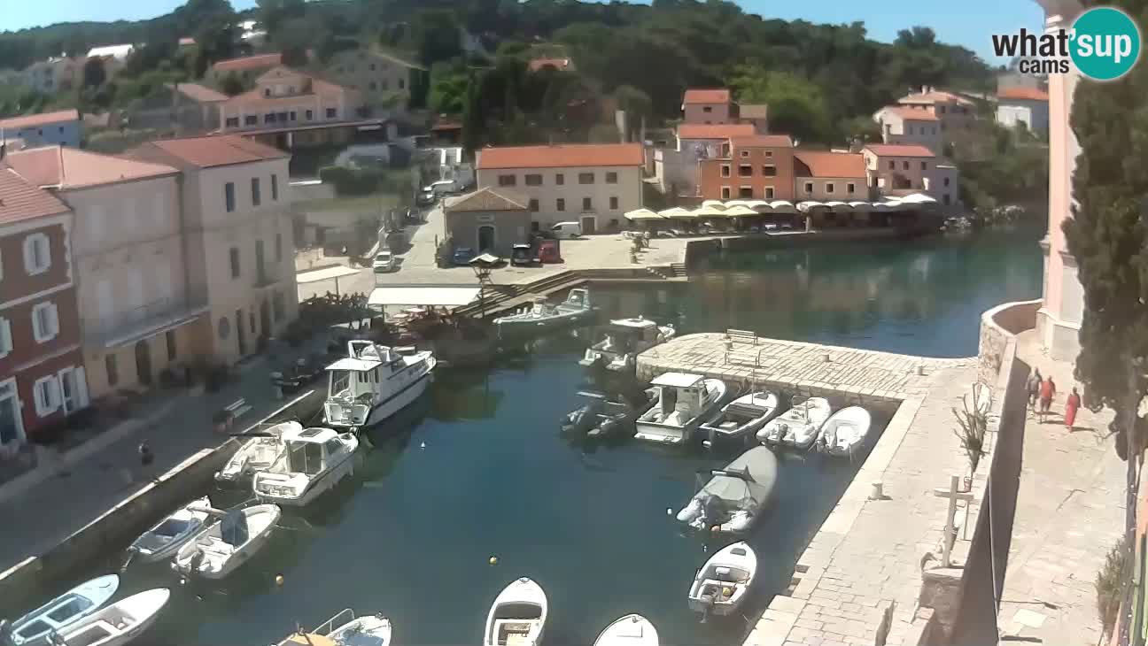 Webcam Live – The harbor and the bay of Veli Lošinj