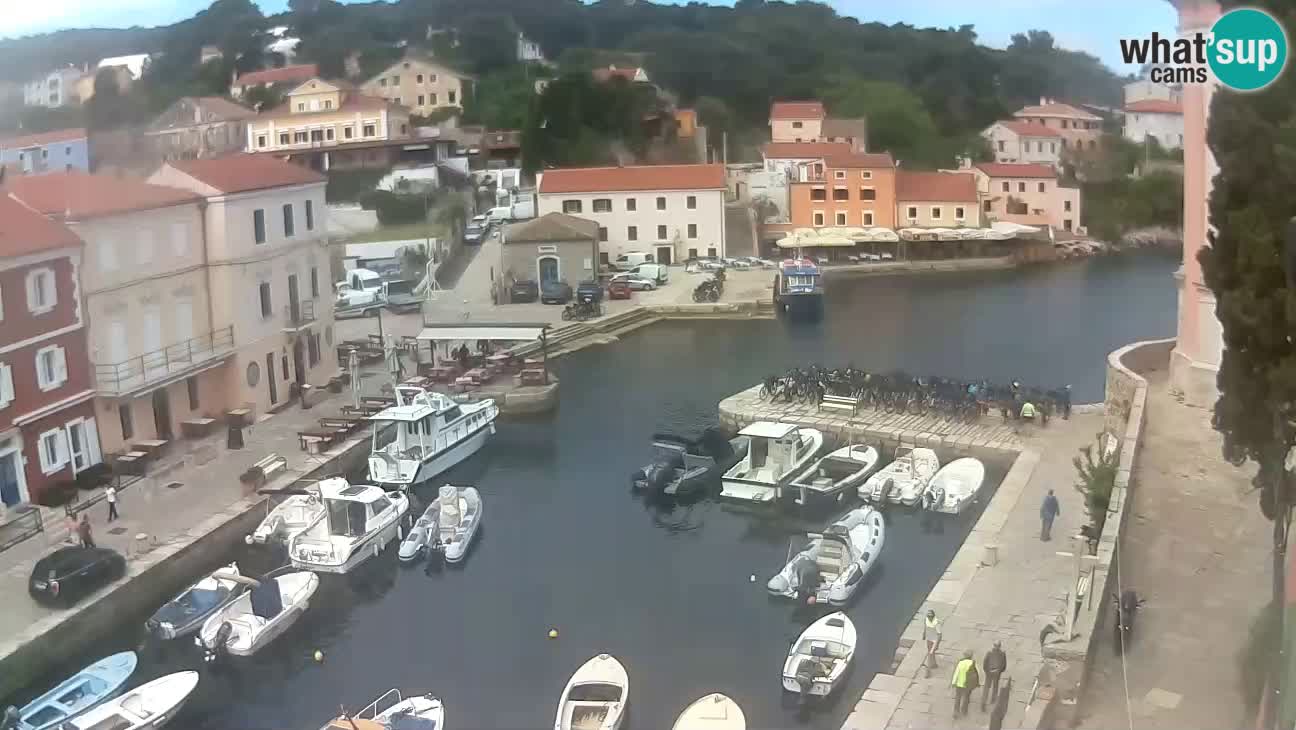 Webcam Live – The harbor and the bay of Veli Lošinj