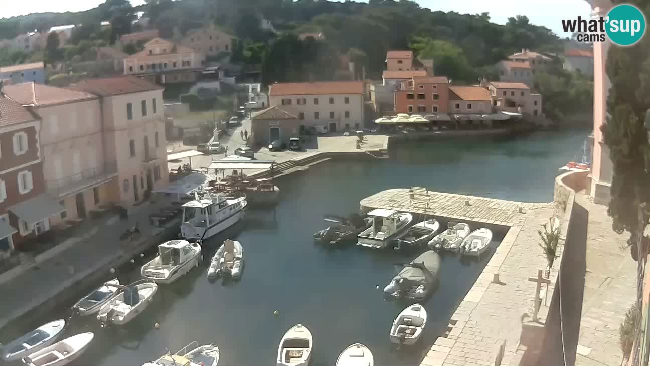 Webcam Live – The harbor and the bay of Veli Lošinj