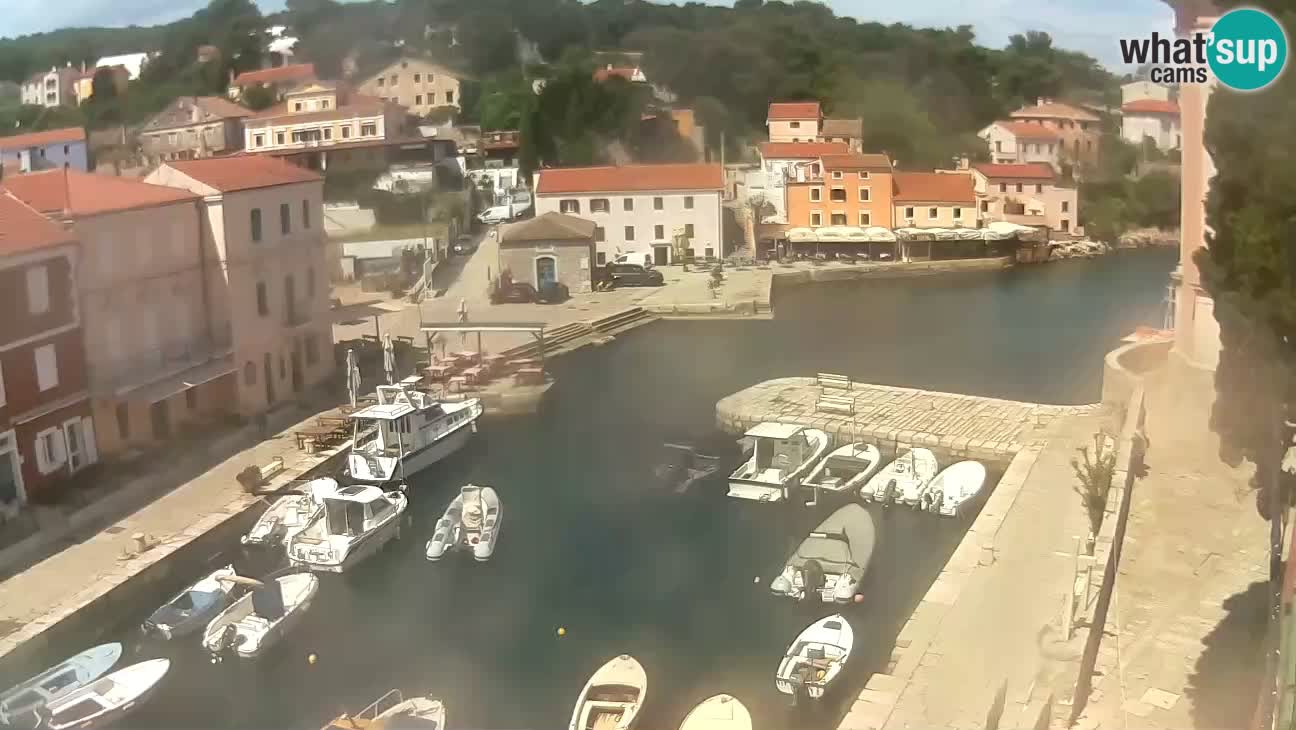 Webcam dal vivo – Il porticciolo e la baia di Lussingrande