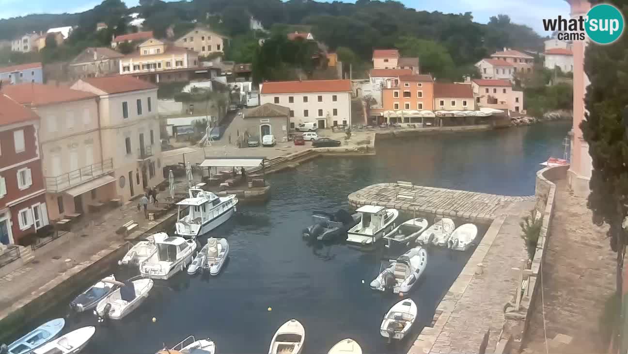 Webcam Live – The harbor and the bay of Veli Lošinj
