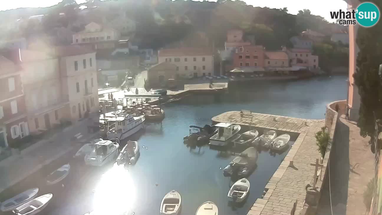 Webcam Live – The harbor and the bay of Veli Lošinj