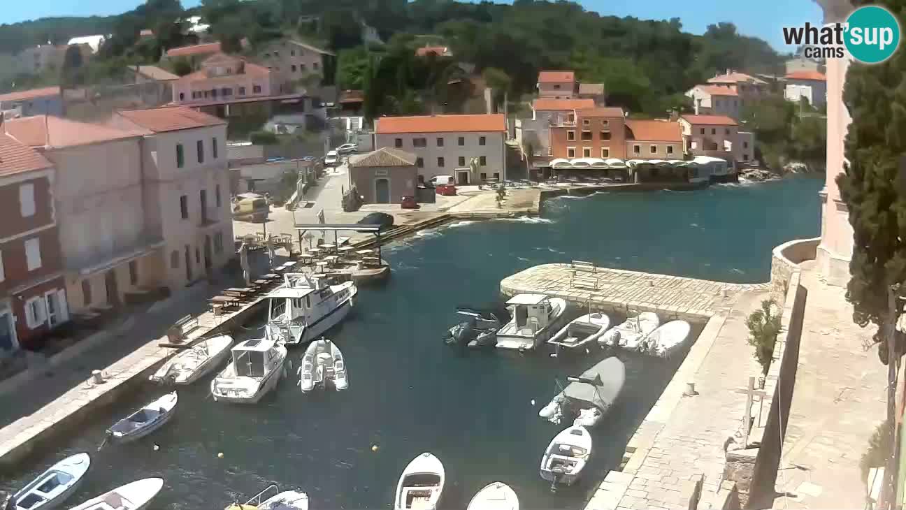 Webcam – Le port et la baie de Veli Lošinj