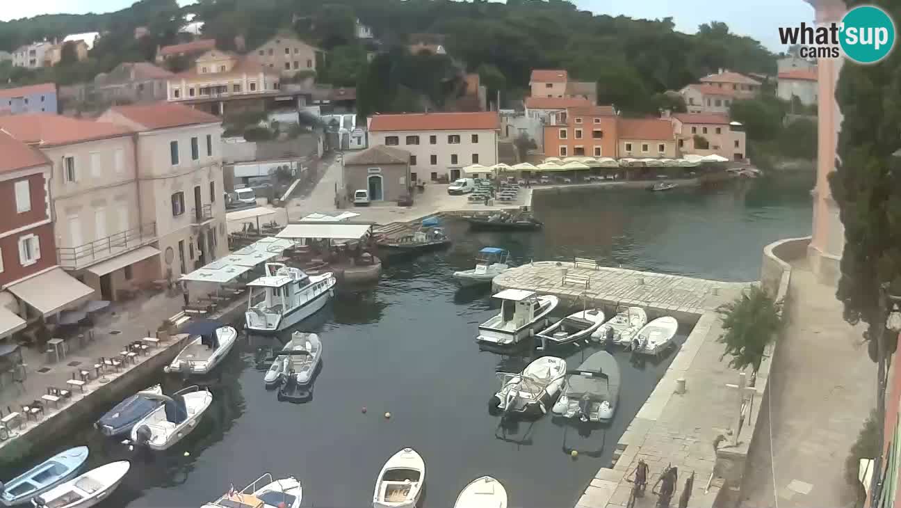 Webcam Live – The harbor and the bay of Veli Lošinj