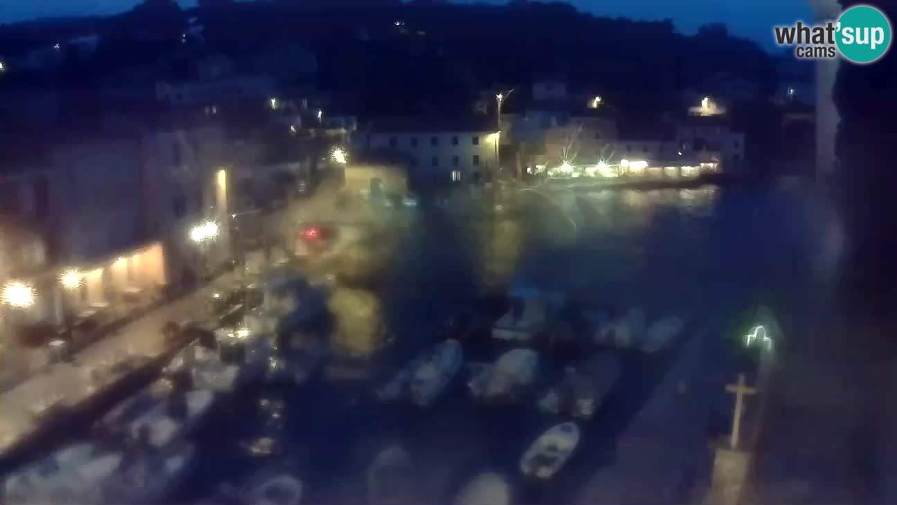 Webcam – Le port et la baie de Veli Lošinj