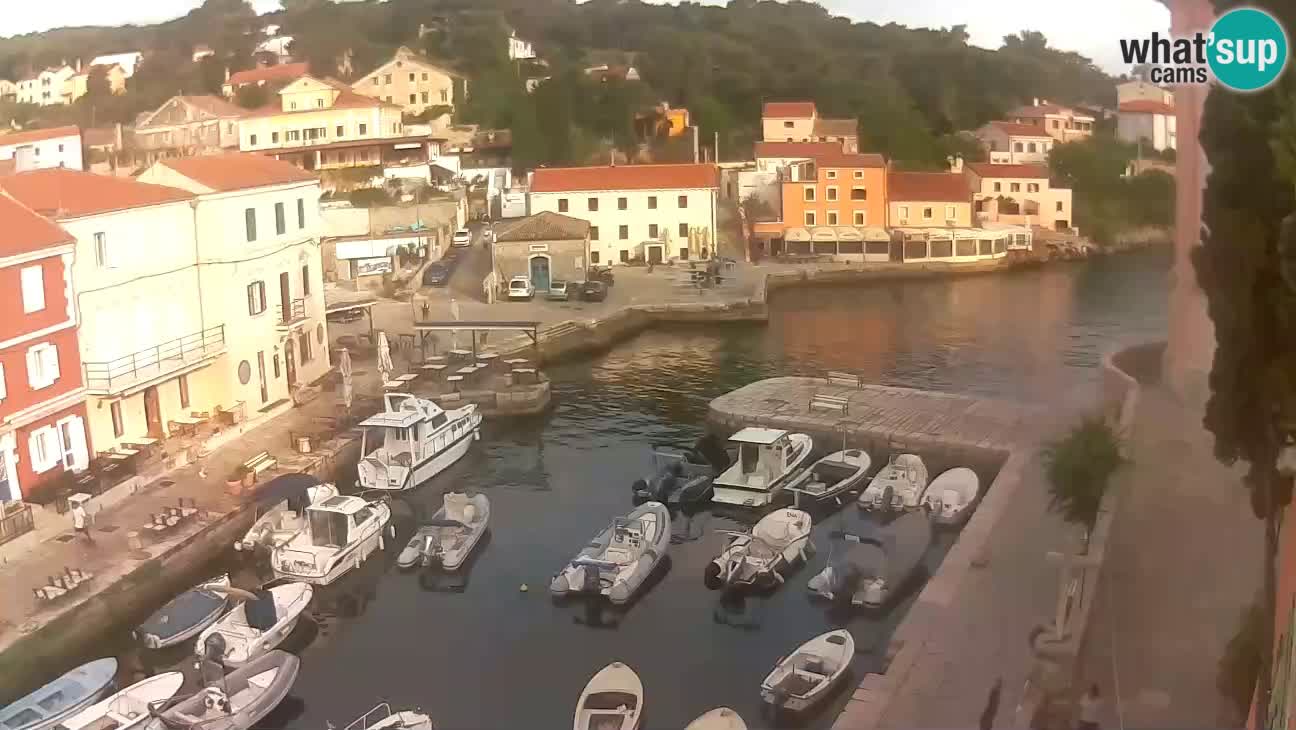 Webcam – Le port et la baie de Veli Lošinj