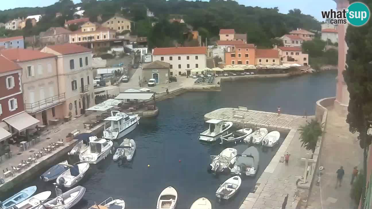 Webcam Live – The harbor and the bay of Veli Lošinj