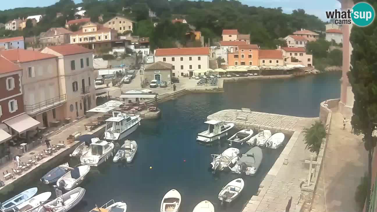 Webcam Live – The harbor and the bay of Veli Lošinj