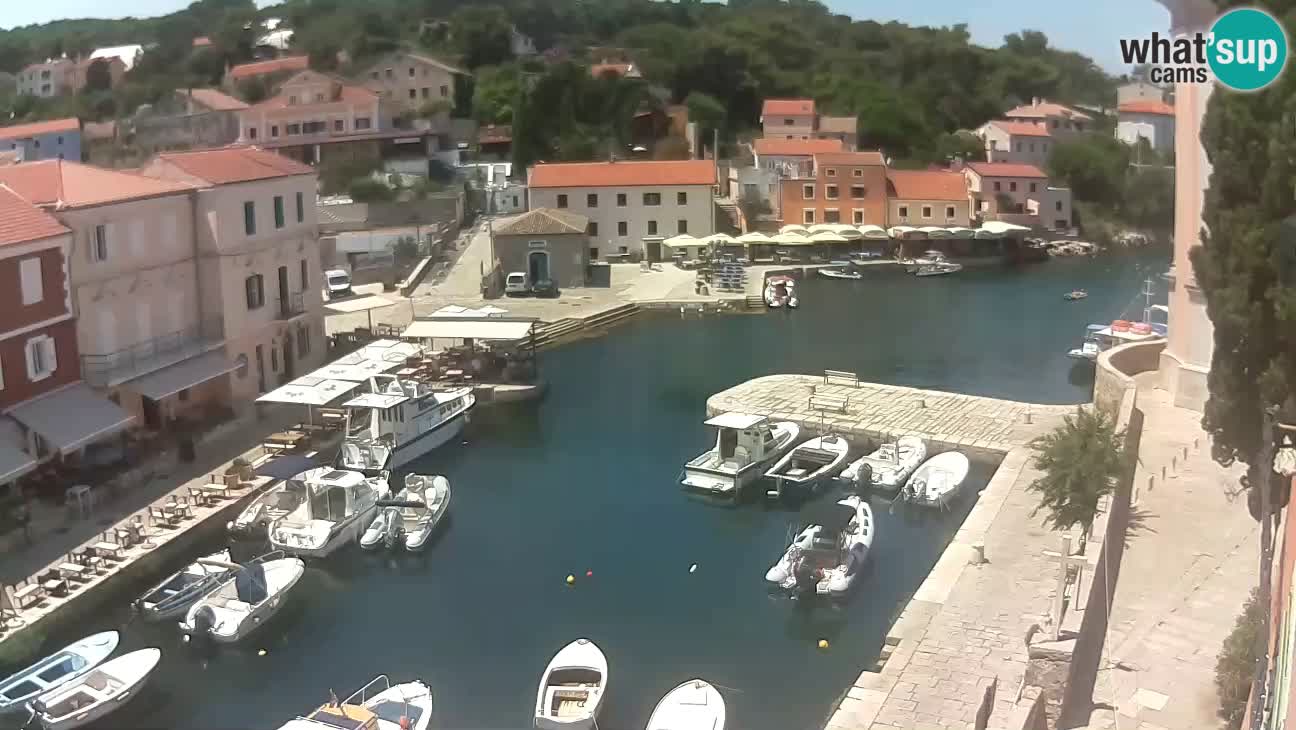 Webcam Live – The harbor and the bay of Veli Lošinj
