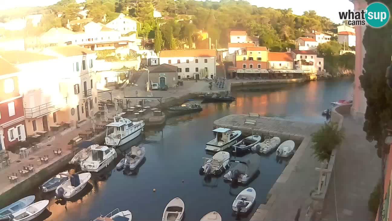 Webcam Live – The harbor and the bay of Veli Lošinj