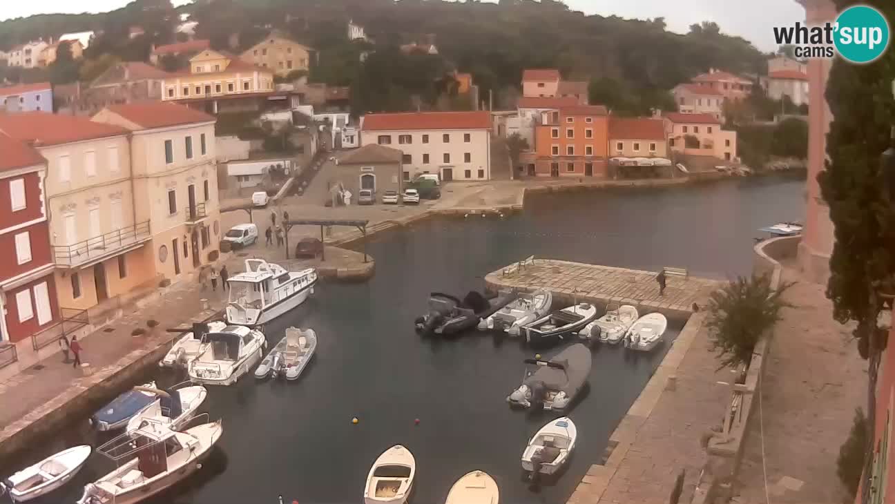 Webcam dal vivo – Il porticciolo e la baia di Lussingrande