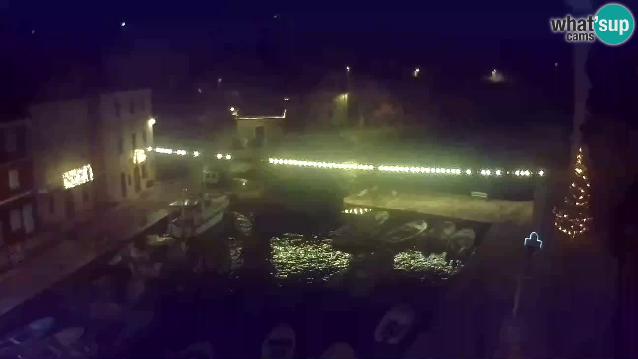 Webcam dal vivo – Il porticciolo e la baia di Lussingrande