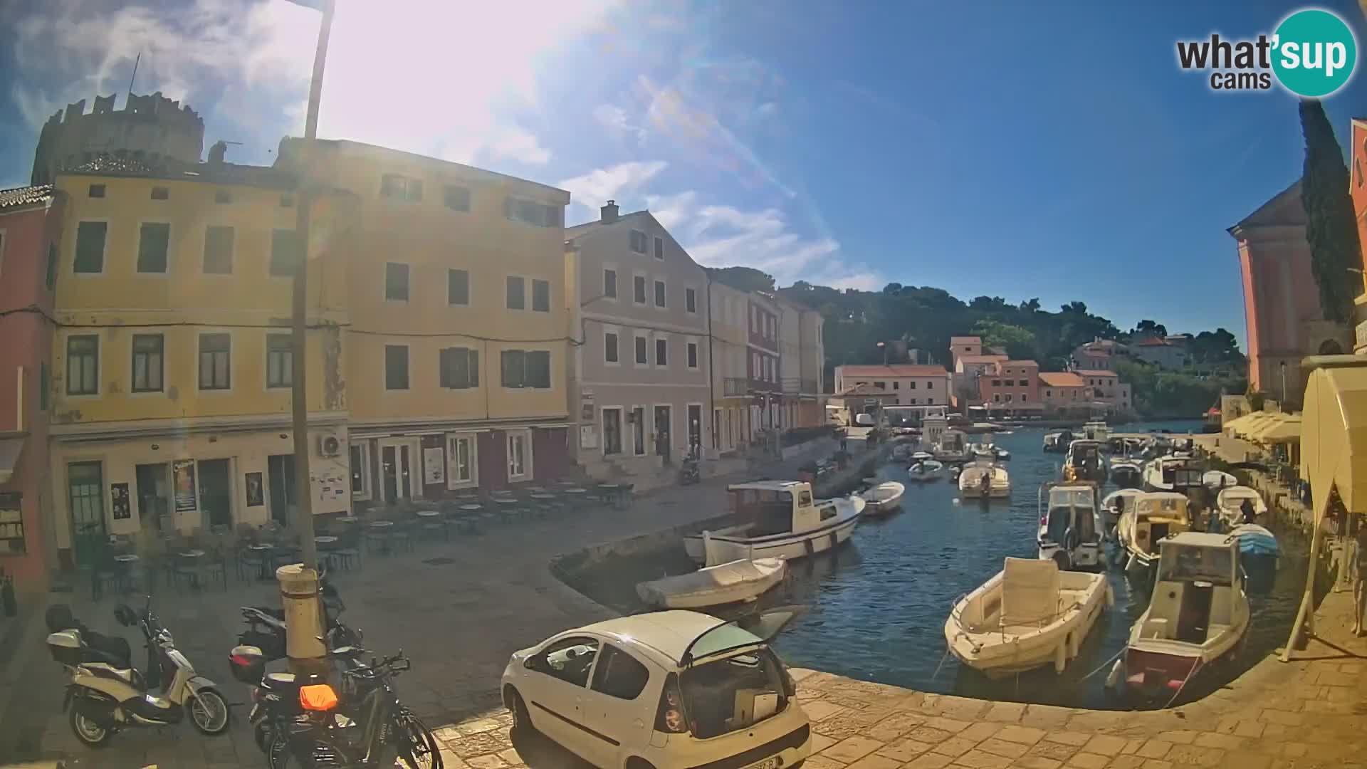 Webcam Live – The harbor of Veli Lošinj