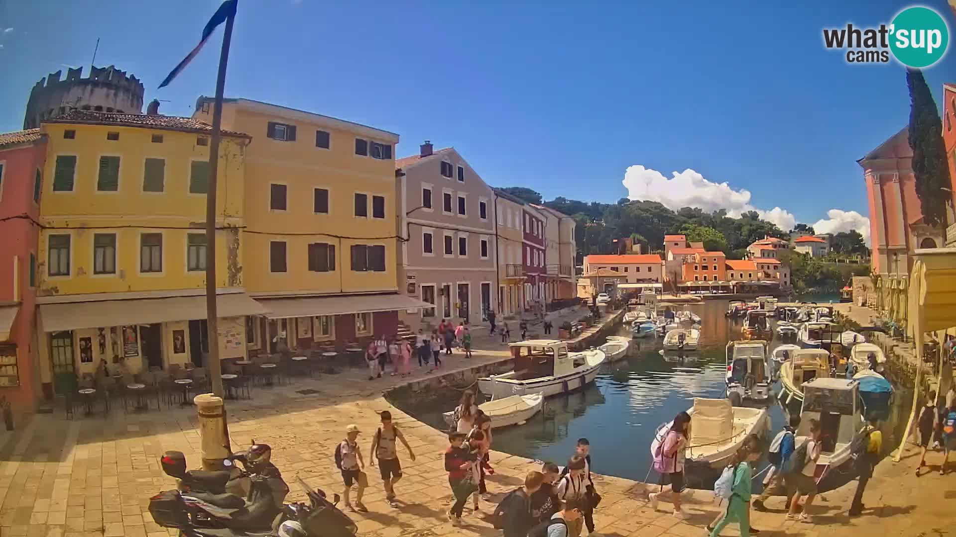 Webcam Live – The harbor of Veli Lošinj