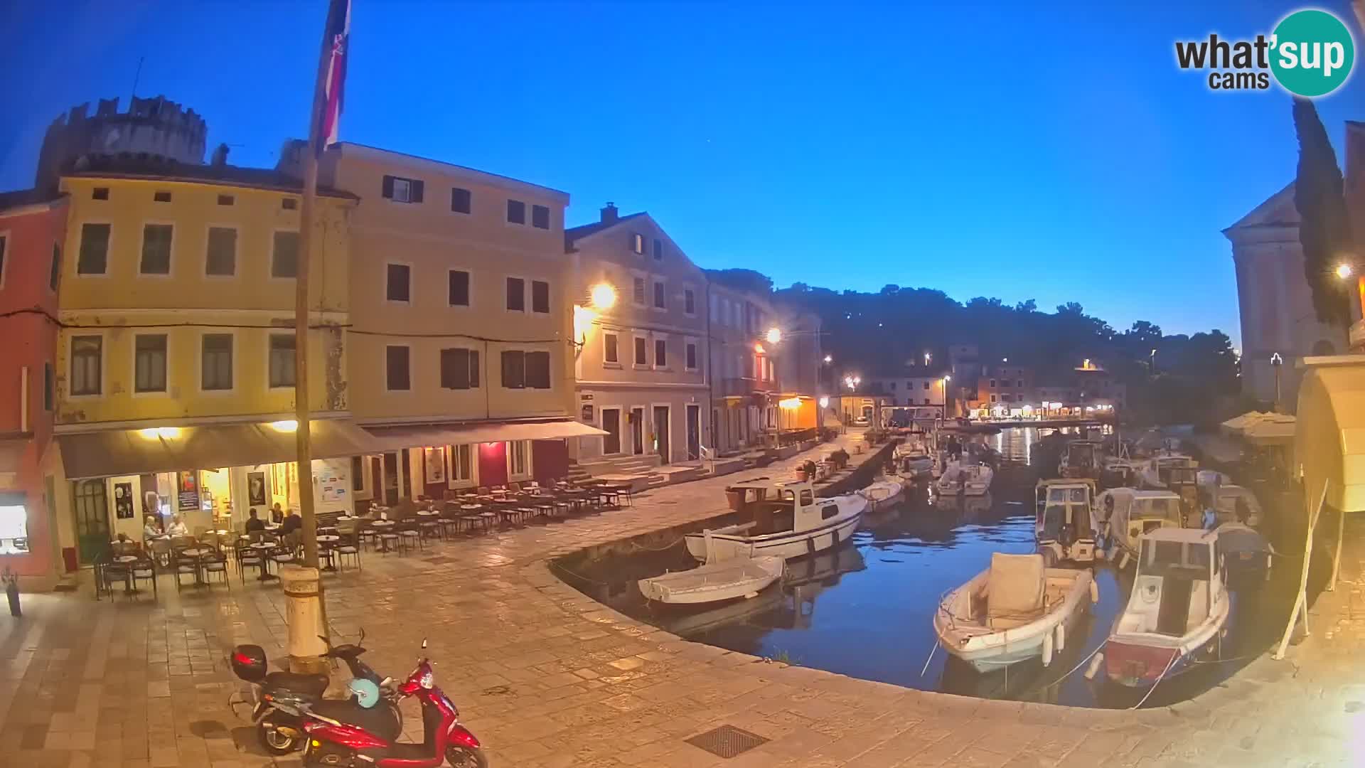 Webcam Live – The harbor of Veli Lošinj