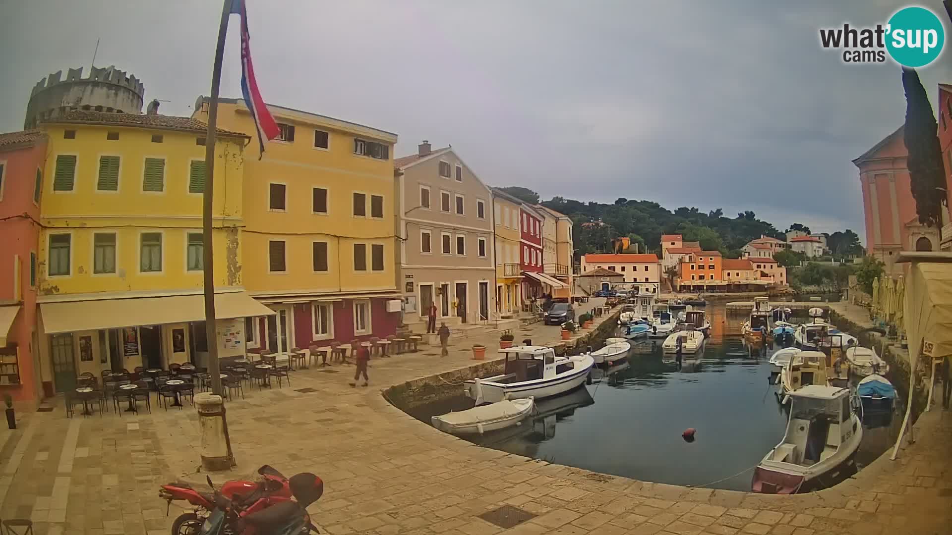 Webcam Live – The harbor of Veli Lošinj