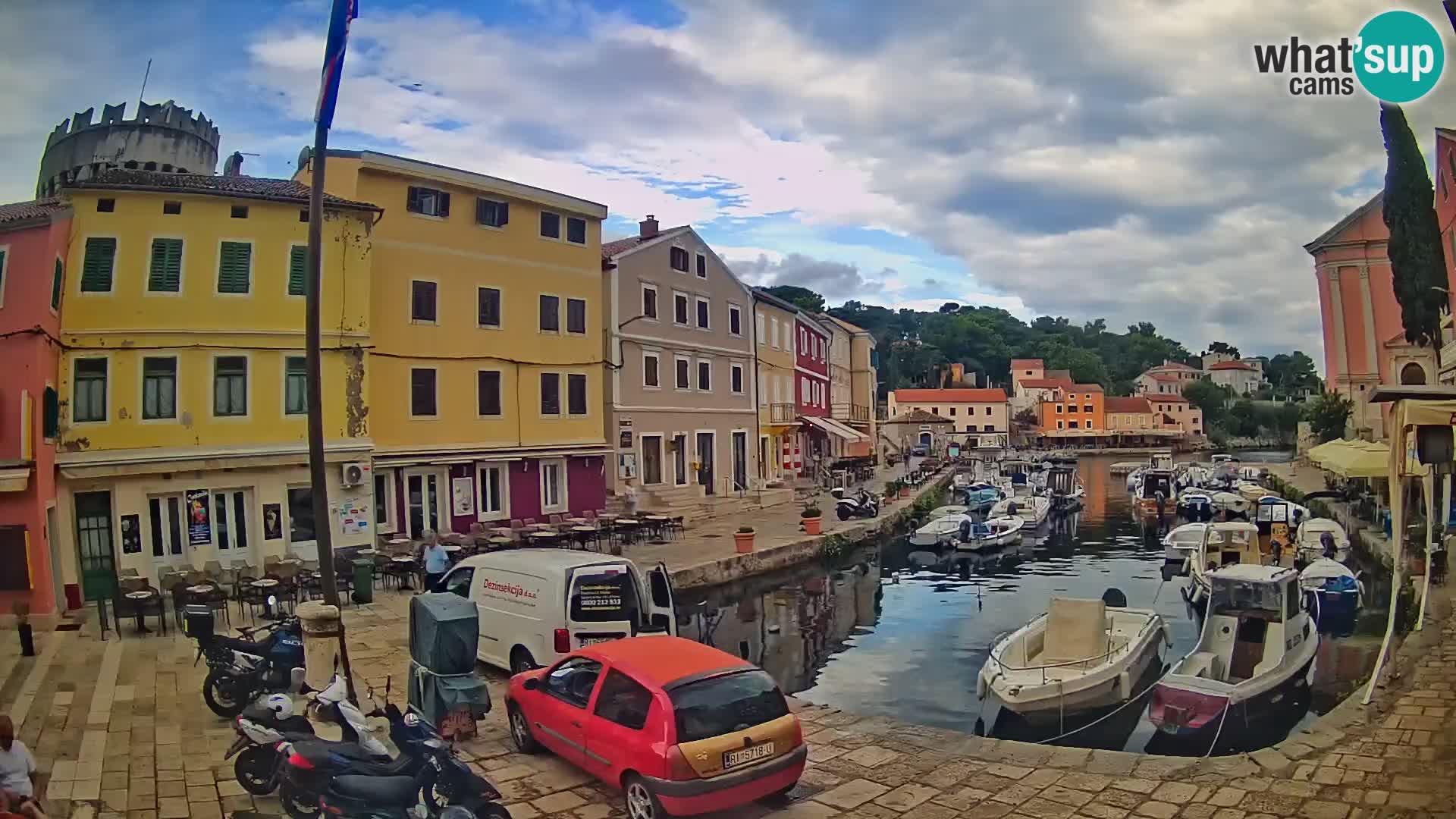 Webcam Live – The harbor of Veli Lošinj