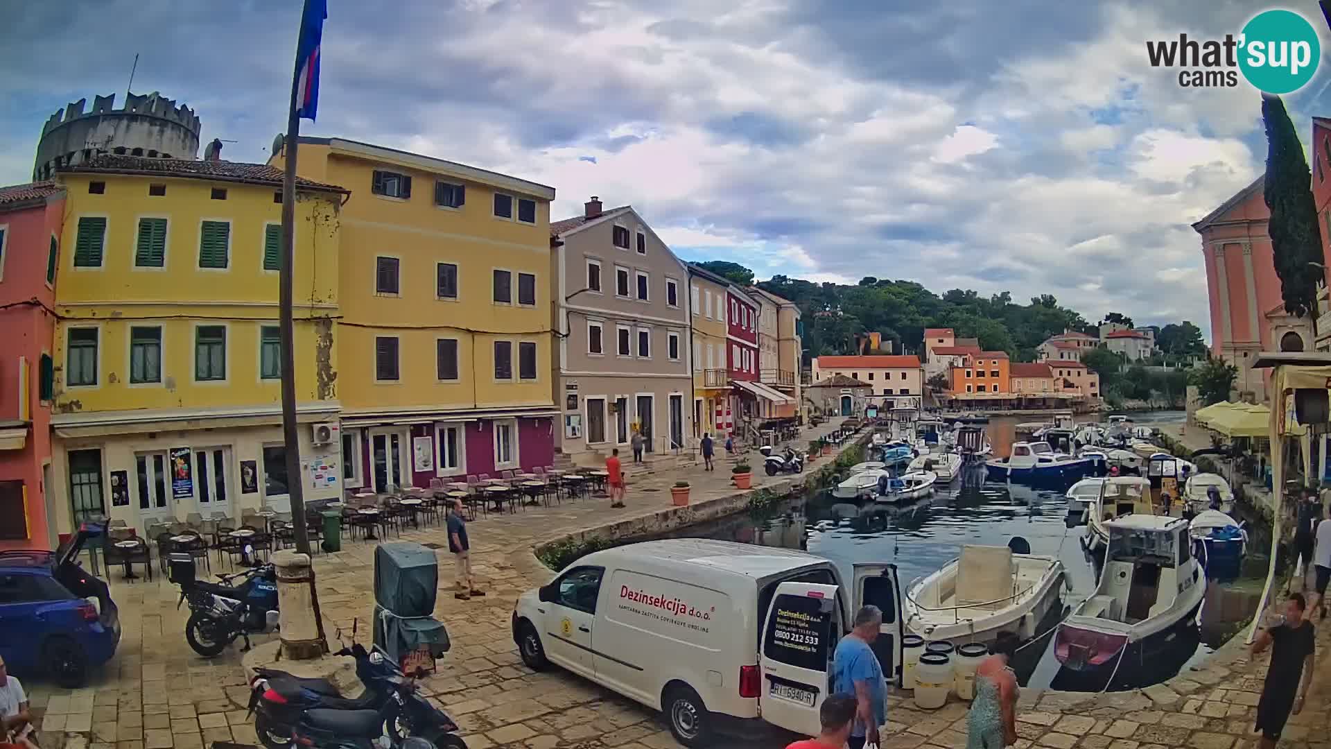 Webcam Live – The harbor of Veli Lošinj