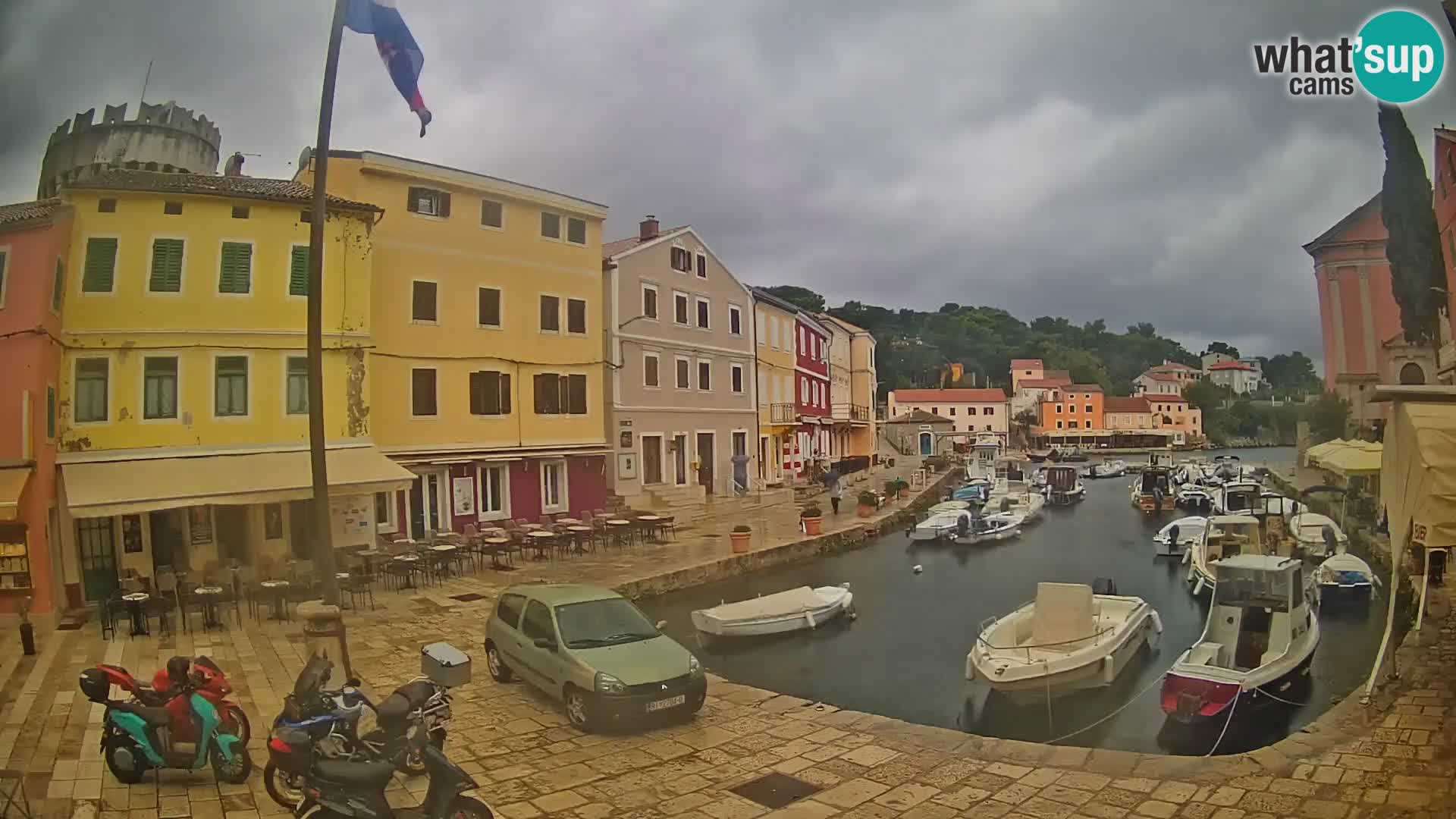 Webcam Live – The harbor of Veli Lošinj