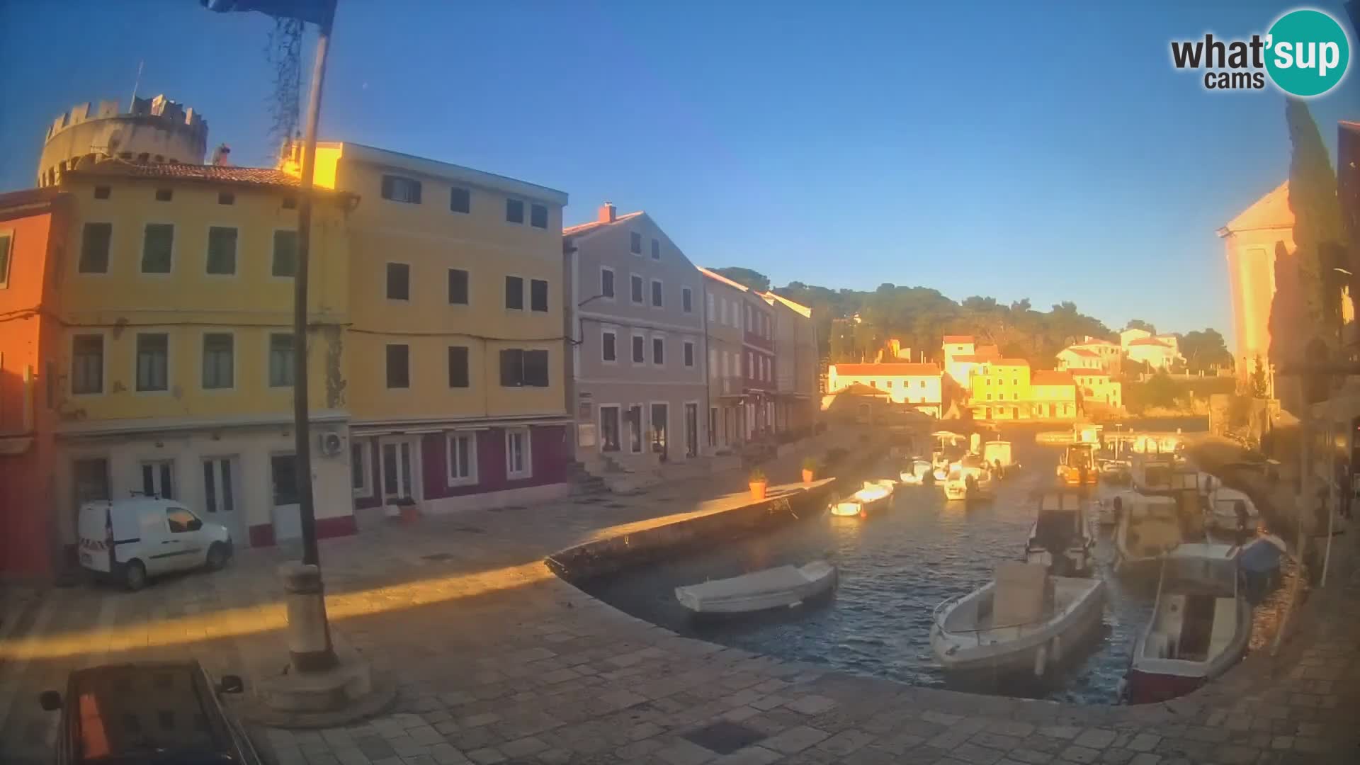 Webcam Streaming – El puerto de Veli Lošinj