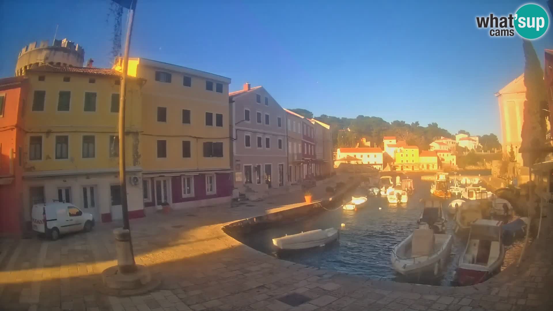 Webcam Streaming – El puerto de Veli Lošinj