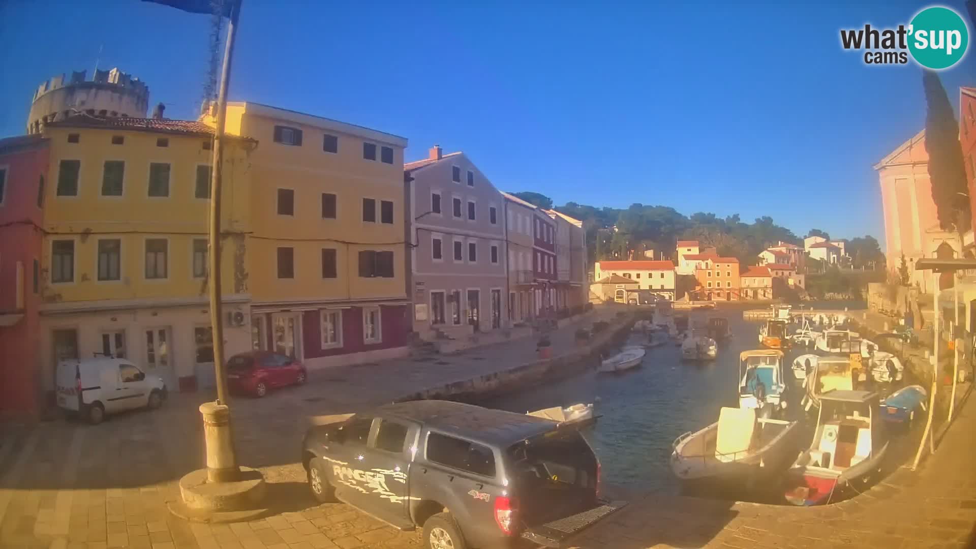 Webcam Live – The harbor of Veli Lošinj