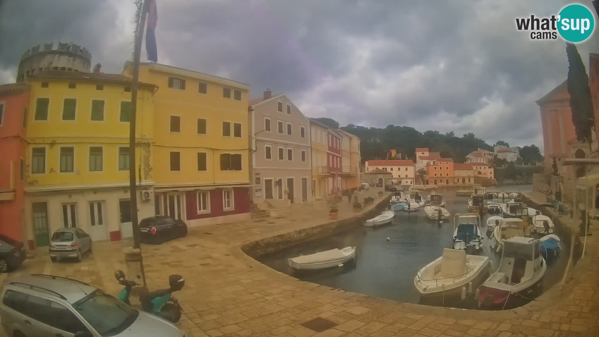 Webcam Live – The harbor of Veli Lošinj