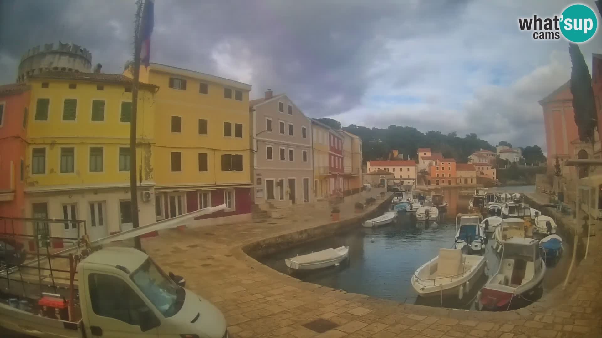 Webcam Live – The harbor of Veli Lošinj