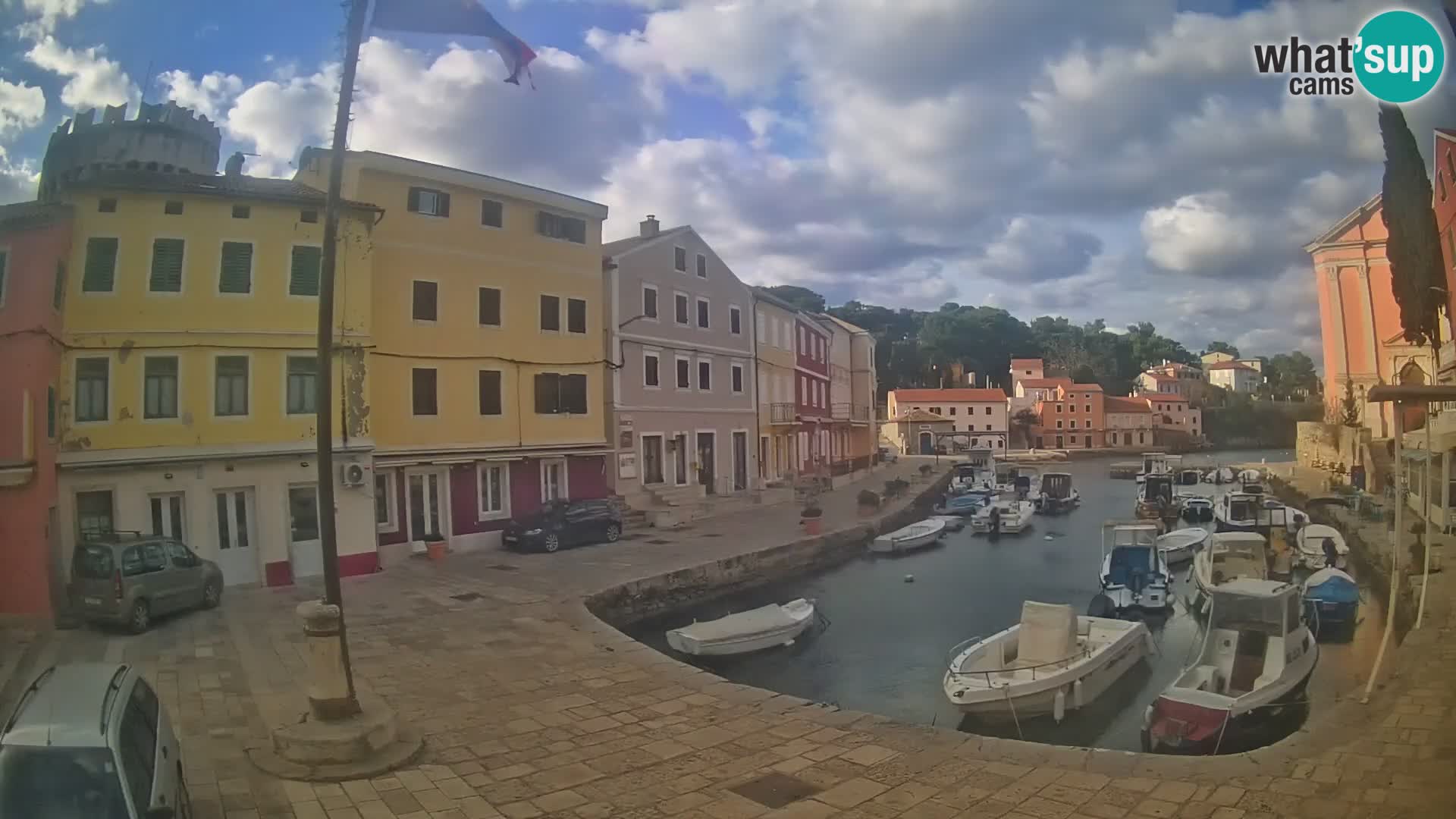 Webcam Live – The harbor of Veli Lošinj